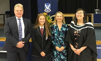 Lydia Scoops Stranmillis/ GTCNI Prize
