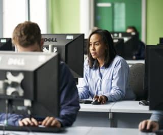 Stranmillis College computer lab