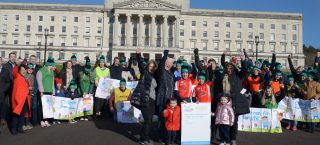 Ministers and MLAs sign The Daily Mile Nation Pledge