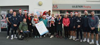 The Northern Ireland Daily Mile Santa Run gets moving with Ulster Rugby