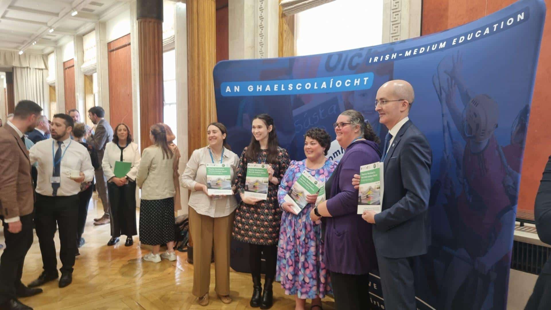 Education Minister launches CREU research report on Irish-medium sector workload